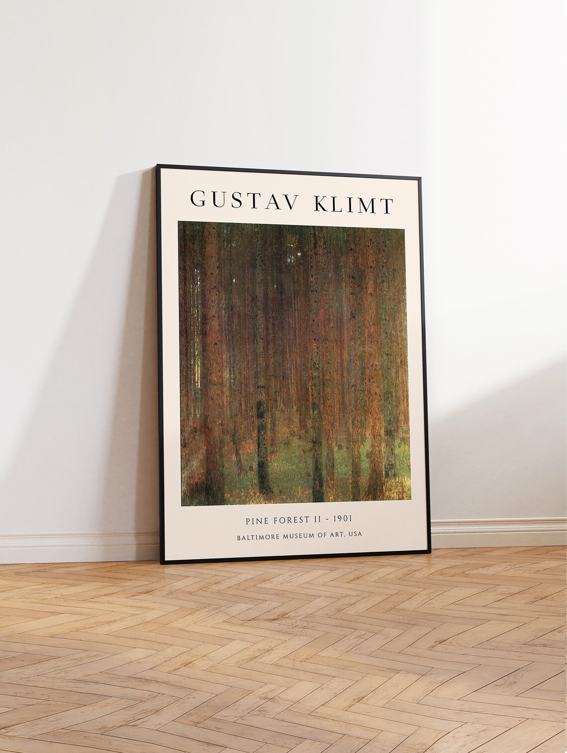 Gustav Klimt Pine Forest II Art Print, Art Nouveau - Image 2