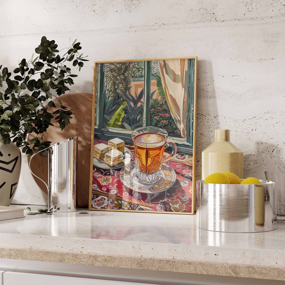 Islamic Food Coffee Poster, Arabic Kitchen Decor - Image 2