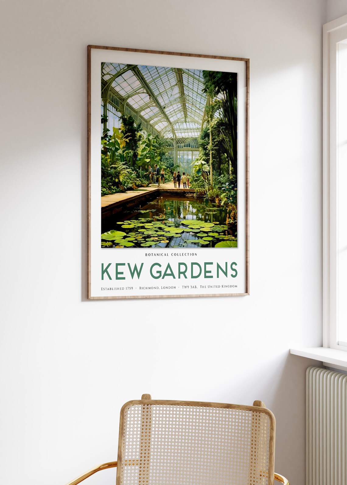 William Morris Kew Gardens London Vintage Floral Art Print - Image 3