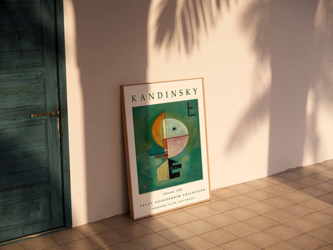 Kandinsky Upward Exhibition Print, Bauhaus Poster - Image 2