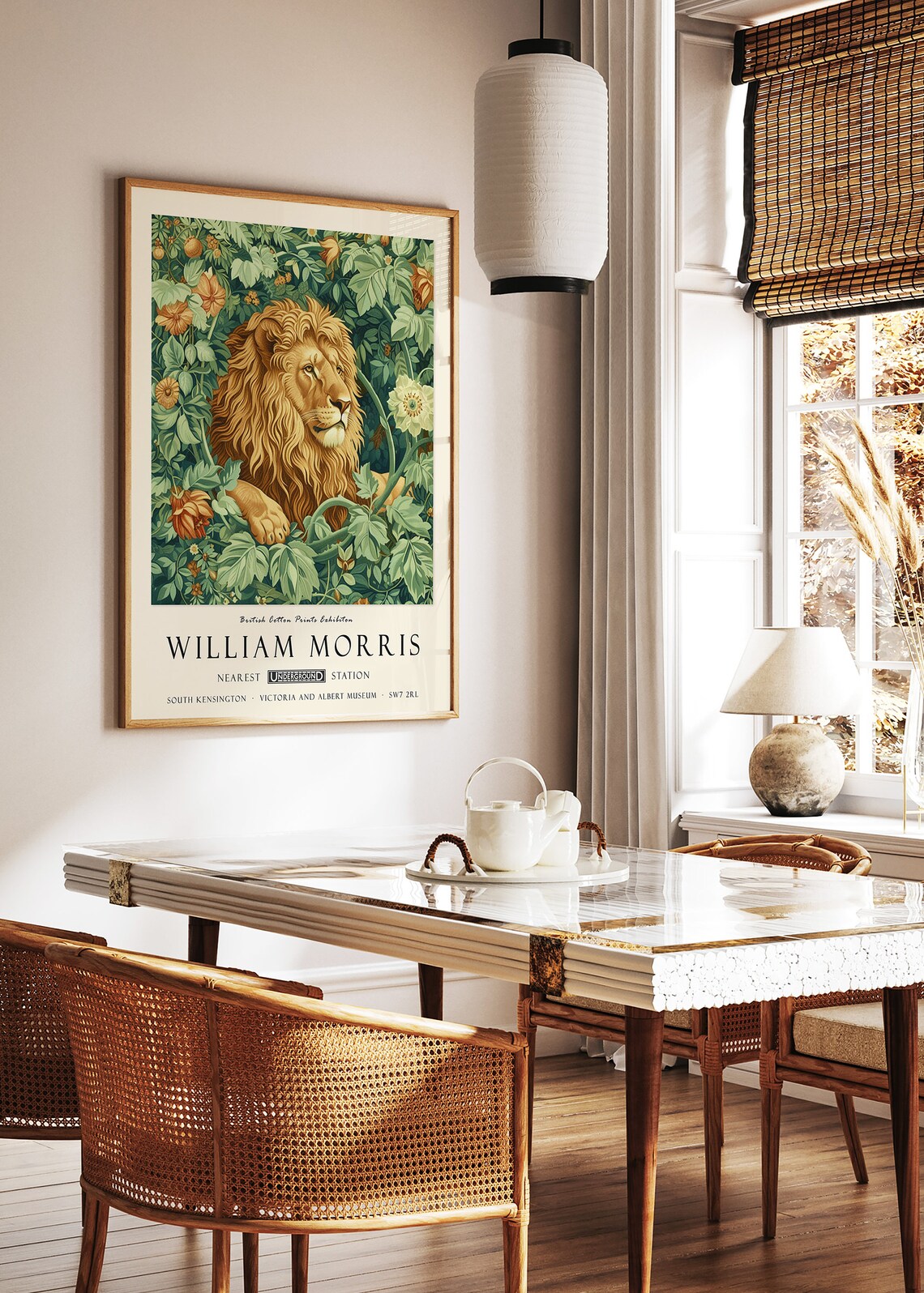 William Morris Vintage Exhibition Poster, Kew Gardens - Image 2