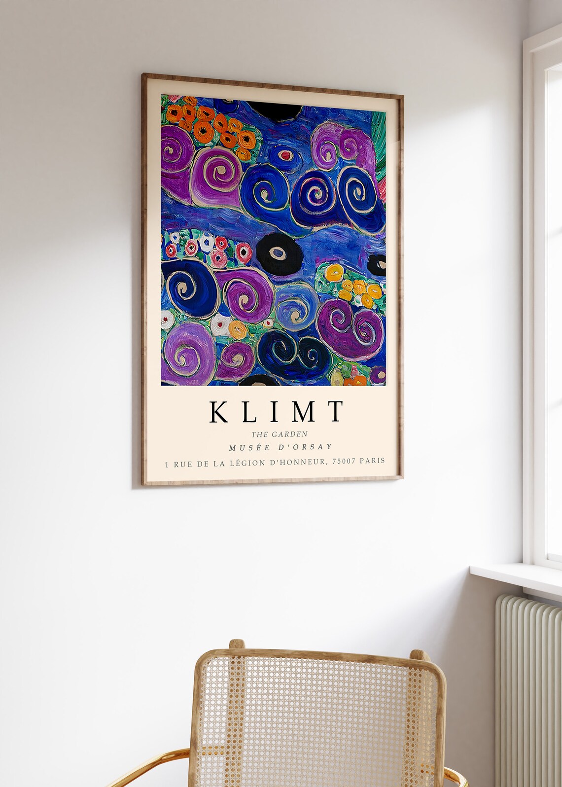 Gustav Klimt The Garden Paris Musee Dorsay Exhibition Art Poster - Image 3