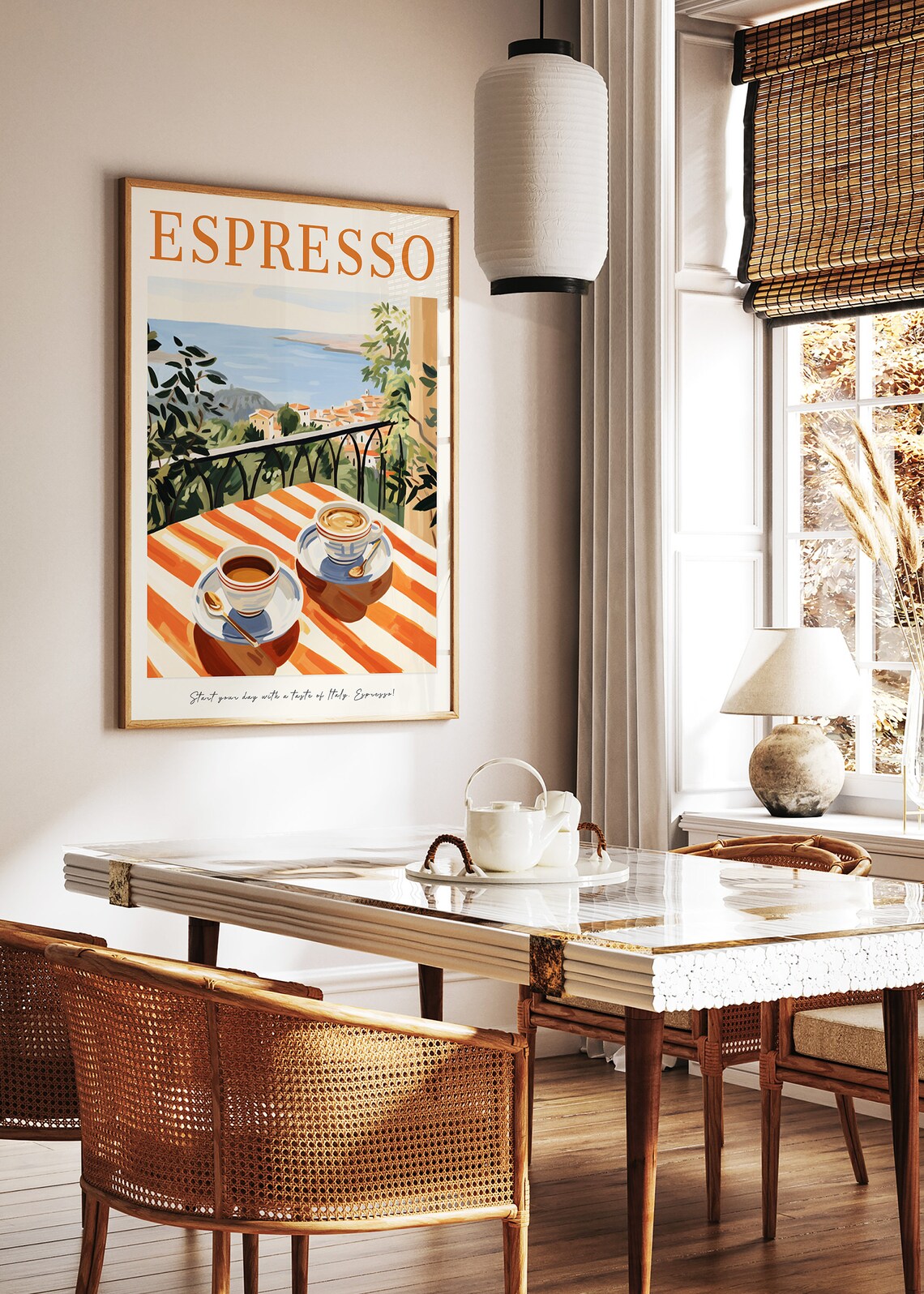 Italian Espresso Vintage Coffee Poster Art Print - Image 2