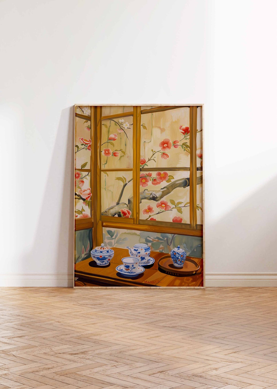 Traditional Japanese Tea House Poster Japanese Art Print Japanese Food Poster Asian Decor Traditional Japanese Art Oriental Print - Image 2
