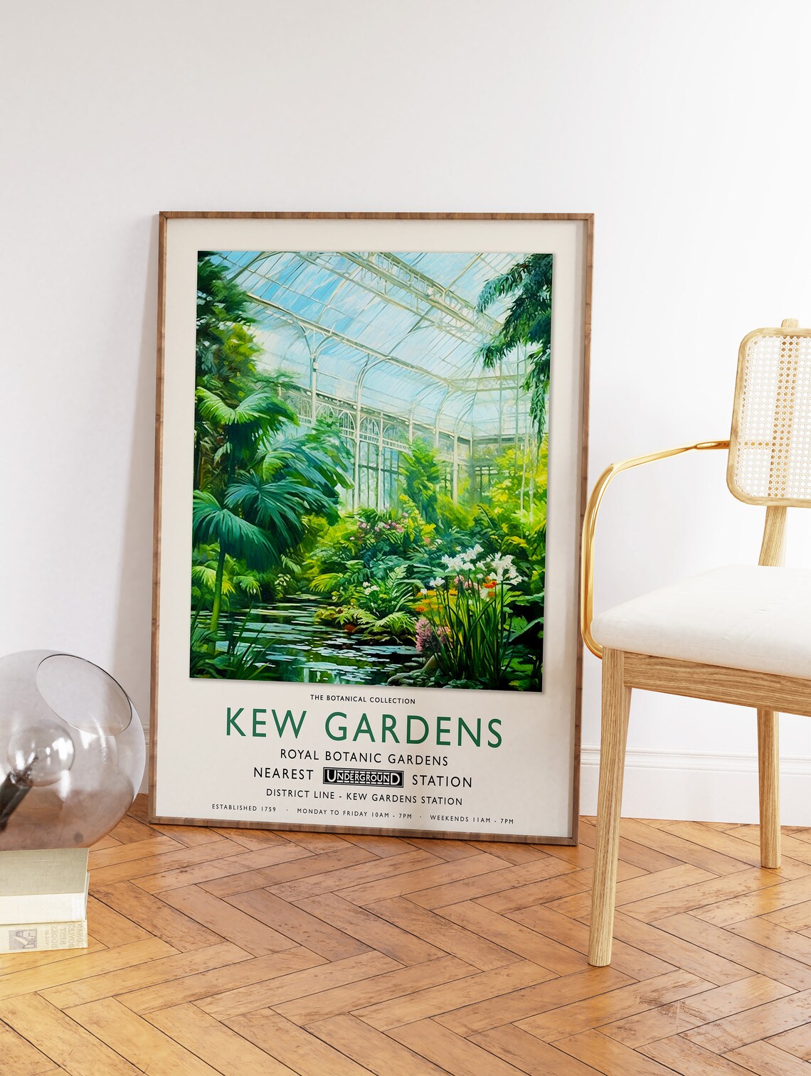 Kew Gardens London, Vintage Botanical Art Print - Image 2