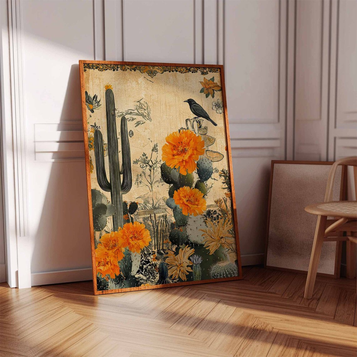 Vintage Mexican Floral Botanical Latin Poster - Image 3