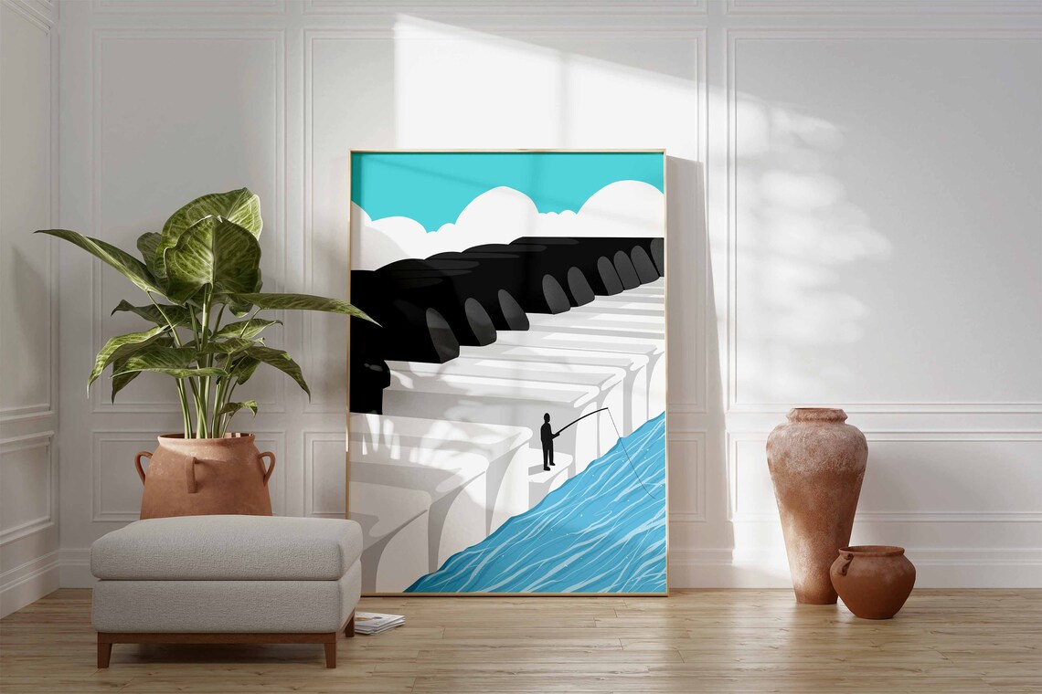 Music Piano Retro Music Poster, Vintage Gift Print - Image 3