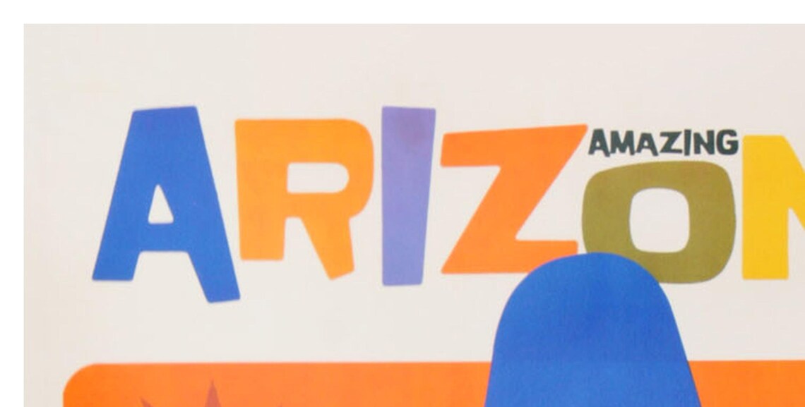 Amazing Arizona Year Round Sunland Pop Art Retro Travel Poster - Image 2