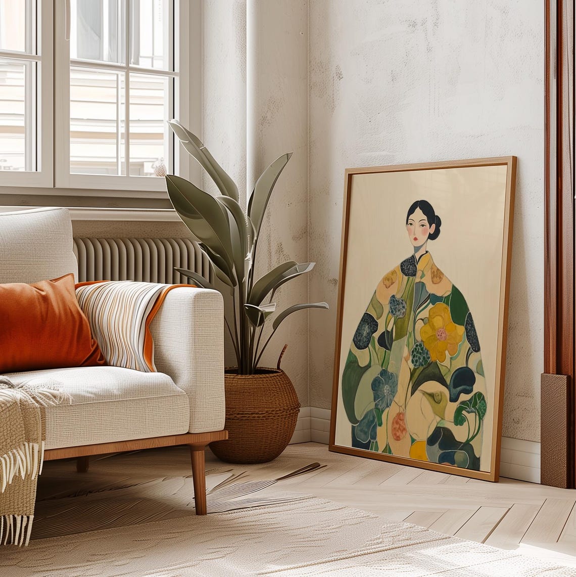 Abstract People Print, Modern Kitchen Art - Image 2