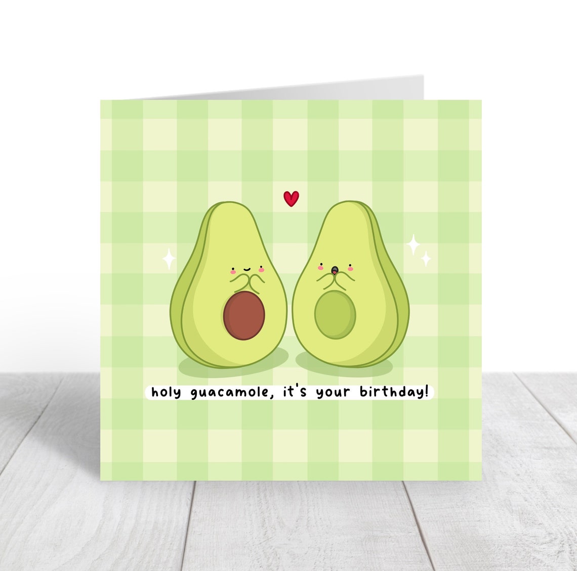 Kawaii Holy Guacamole Its Your Birthday Avocado Pun Art Print - Image 3