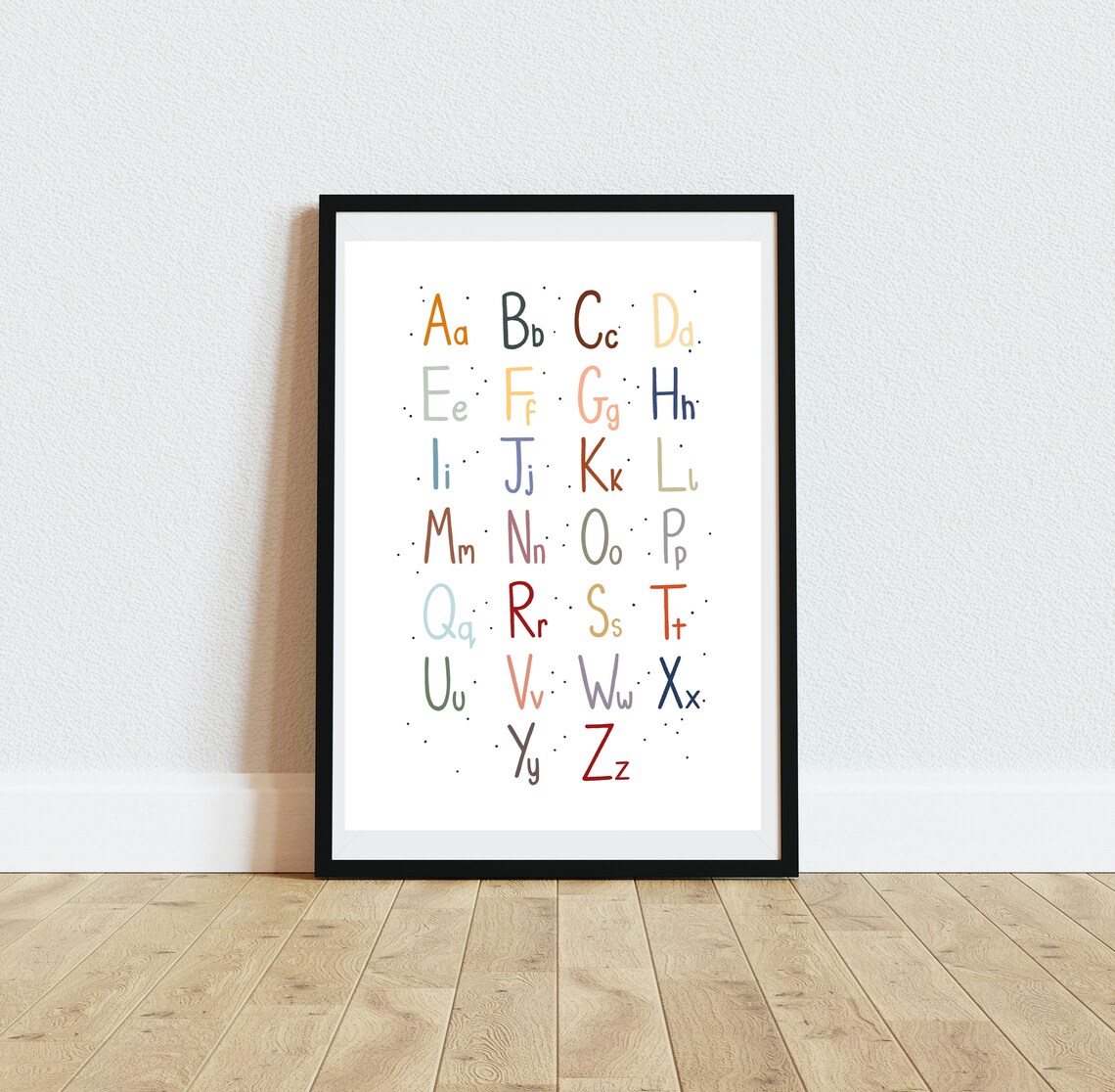 Nursery Alphabet ABC, Educational Poster - Image 3