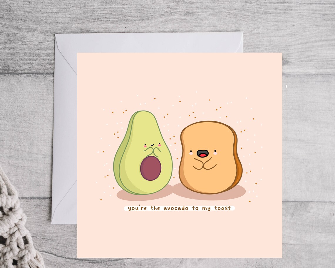 Avocado and Toast You Are the Avocado To My Toast Card Print - Image 5