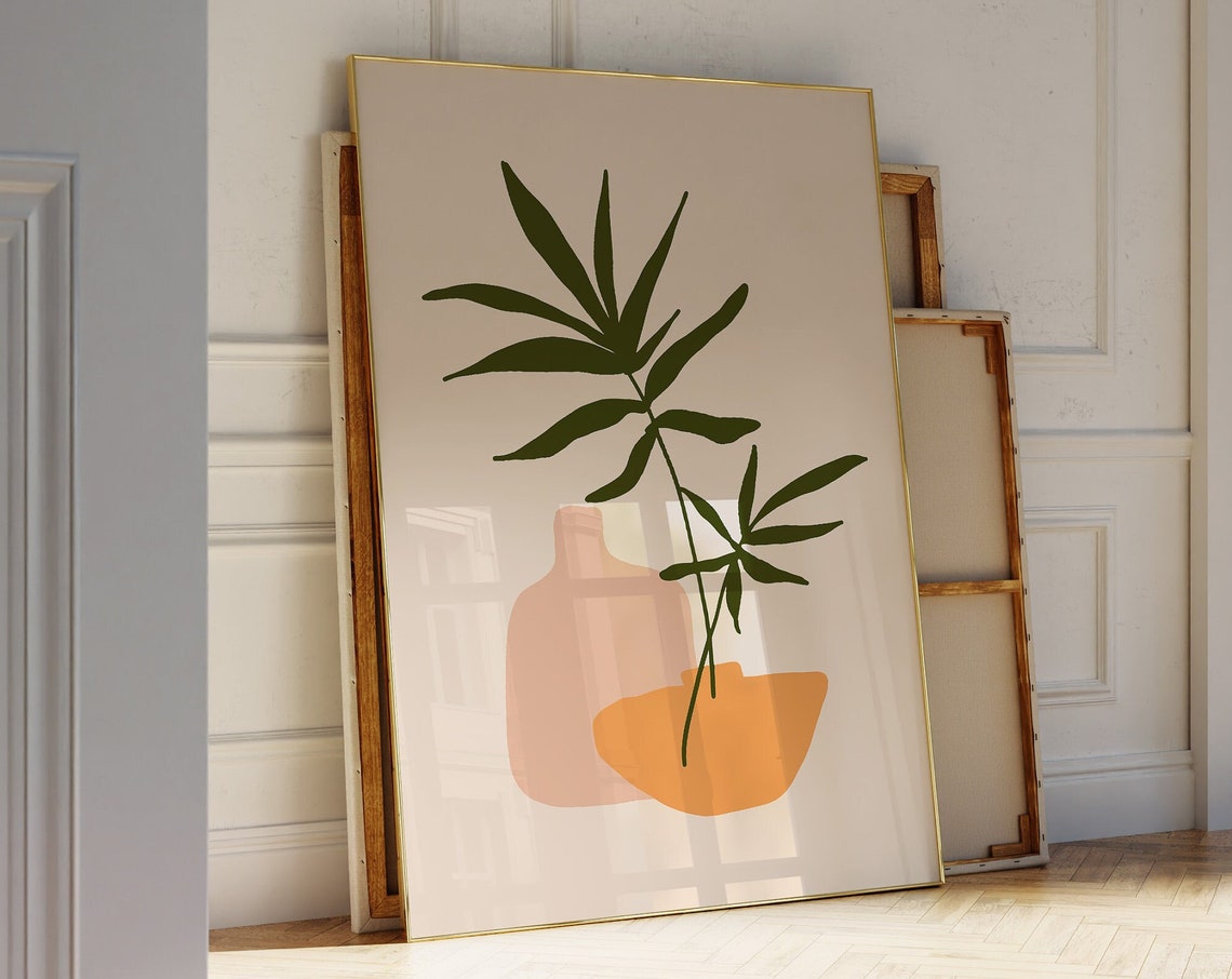 Kitchen Wall Decor Large Trendy Prints Kitchen Wall Art Modern Aesthetic Posters Lemon Oranges Fruit Flower - Image 2
