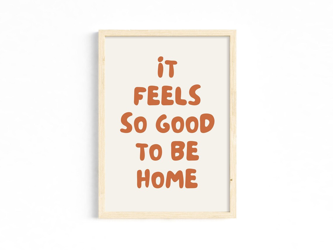 Home Sweet Home Quote Art Print, Trendy Decor