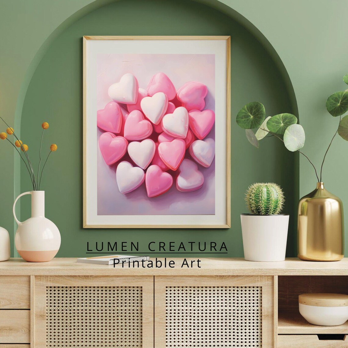 Valentines Day Heart Print, Romantic Gift For Her - Image 3