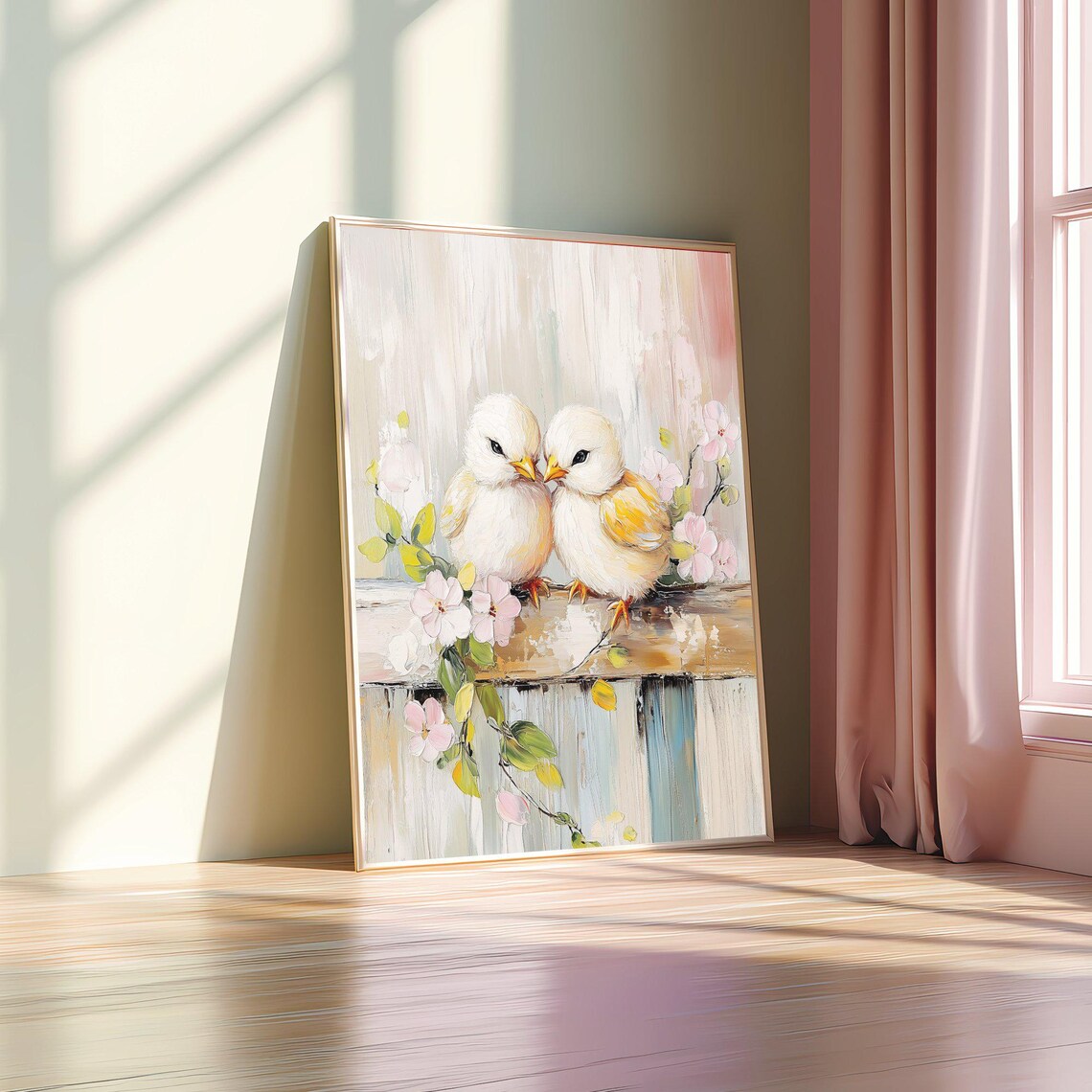 Easter Chicks Art Print, Cute Spring Farmhouse - Image 4