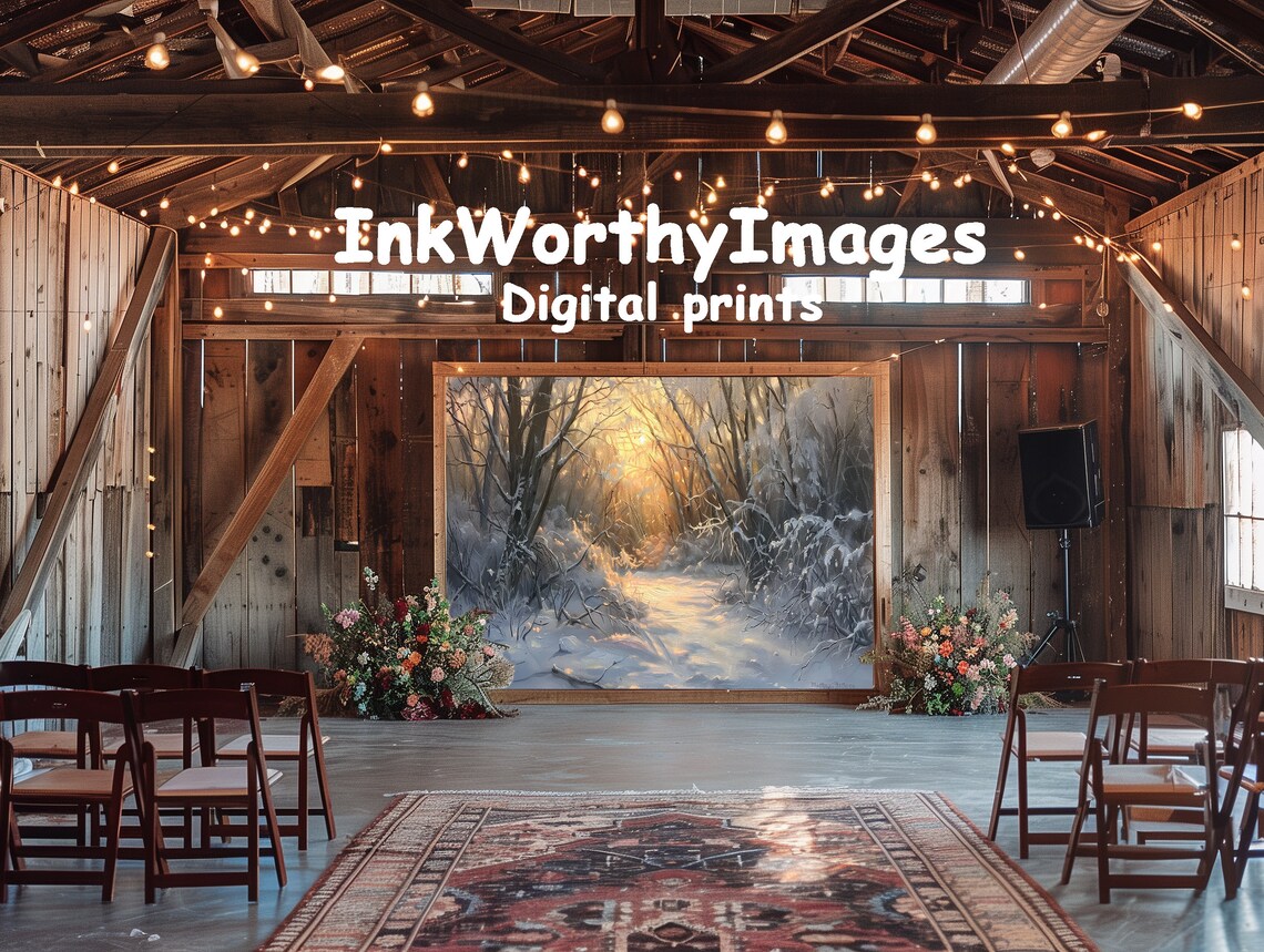 Winter Wonderland Peaceful Snowy Forest Art Print - Image 6