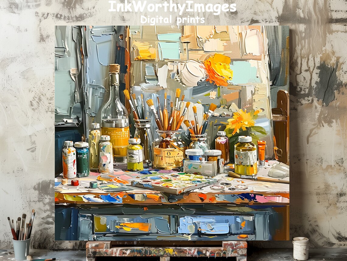 Artists Creative Studio, Whimsical Art Supplies Decor