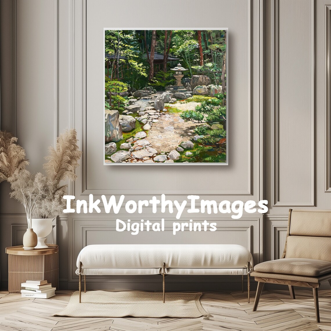 Tranquil Japanese Garden, Zen Scenic Landscape - Image 6