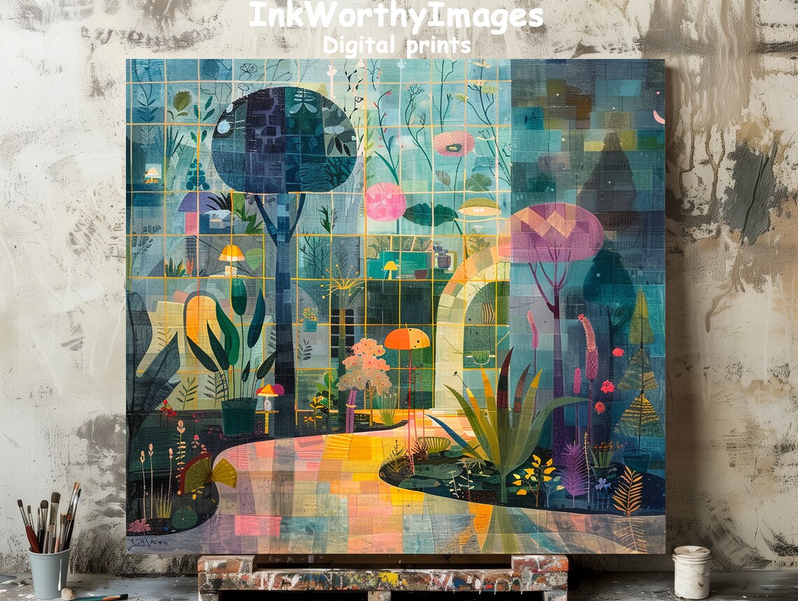 Enchanted Moonlit Garden - Fantasy Night Scene