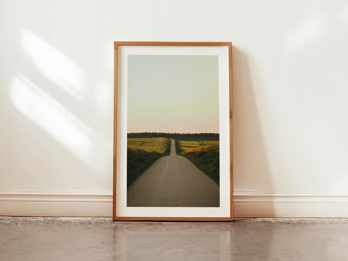 Country Road Kitchen Print, Farmhouse Western Art