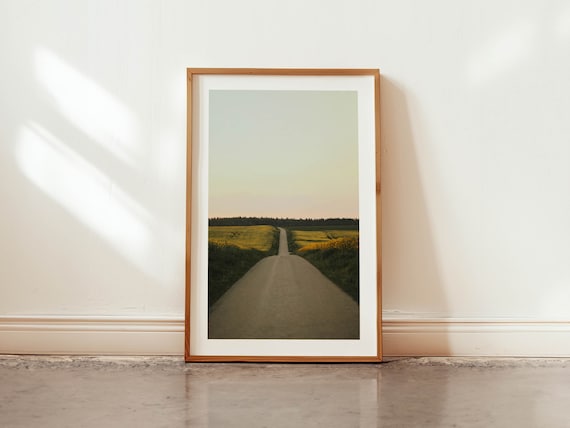 Country Road Kitchen Print, Farmhouse Western Art