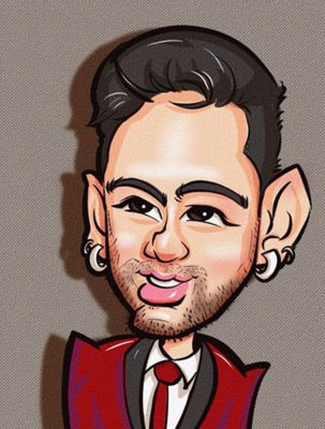 Personalised Caricature Sketch Stylecolourcaricature Portraitdigital Drawingdrawing From Photocustom Giftcolour Drawing - Image 2