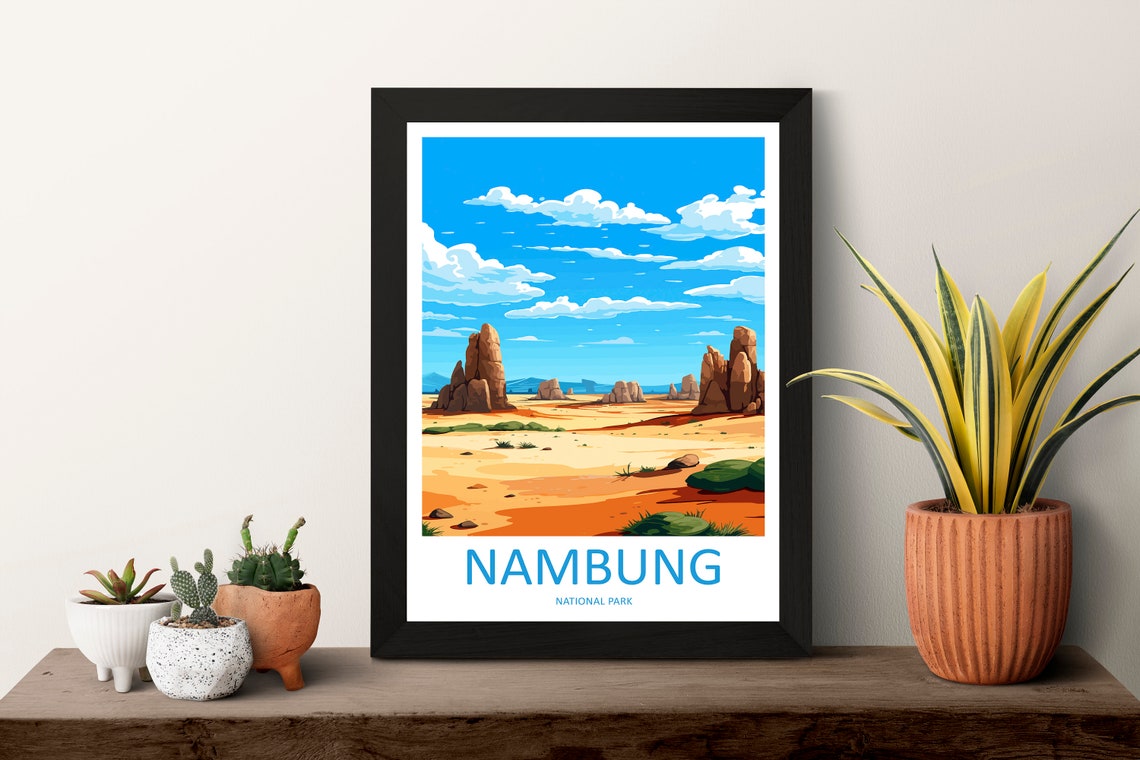 Nambung National Park Pinnacles Desert Australia Travel Poster - Image 3