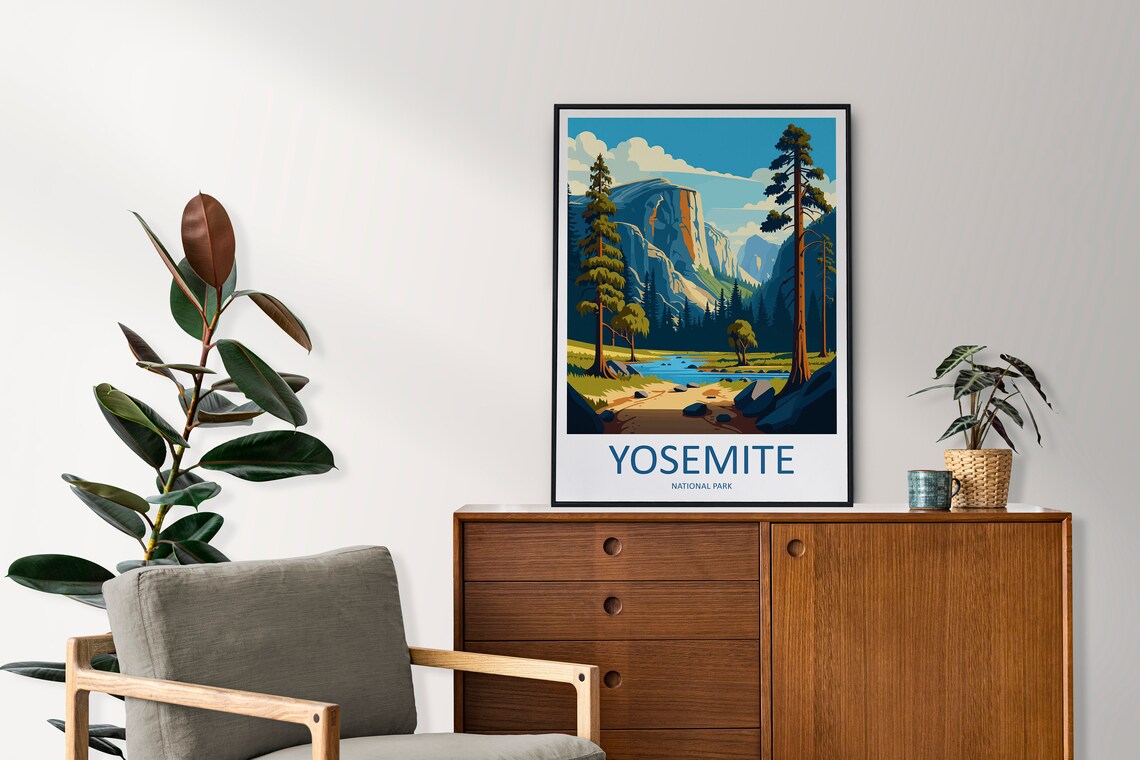 Yosemite National Park Gift Travel Poster - Image 2