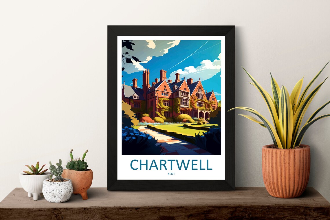 Chartwell Travel Poster, Home Decoration - Image 3