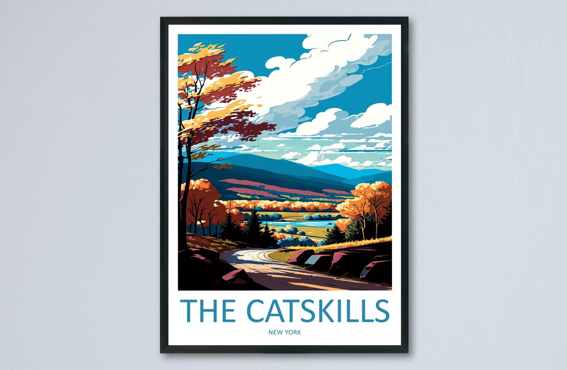 The Catskills Travel Poster, New York State
