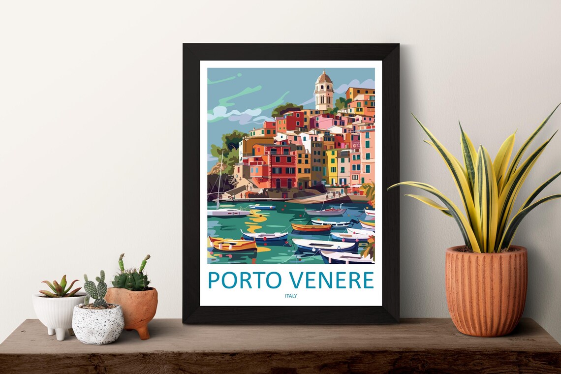 Porto Venere Travel Poster, Italy Wall Art Print - Image 3