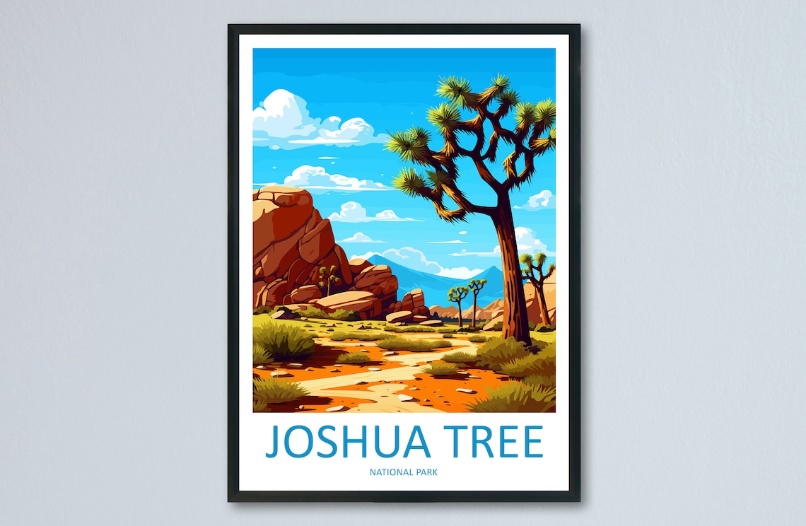 Joshua Tree National Park Home Decor Wall Art Print