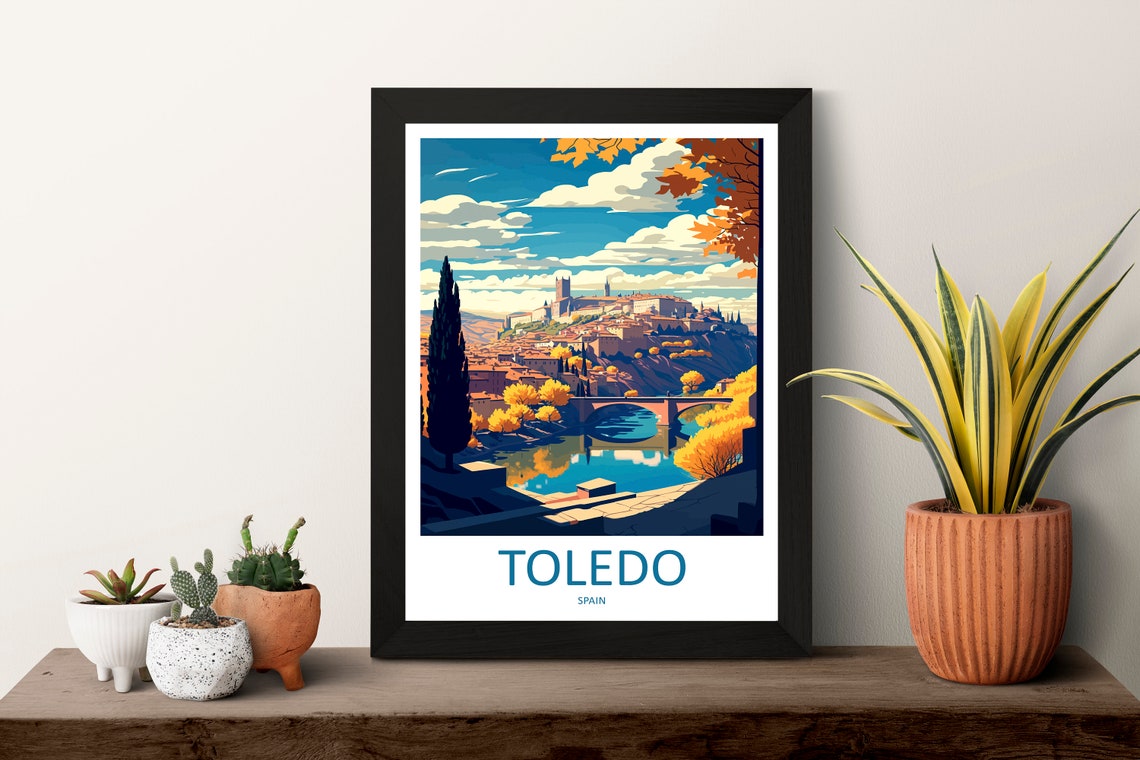 Toledo Travel Poster, Spain Wall Art - Image 3