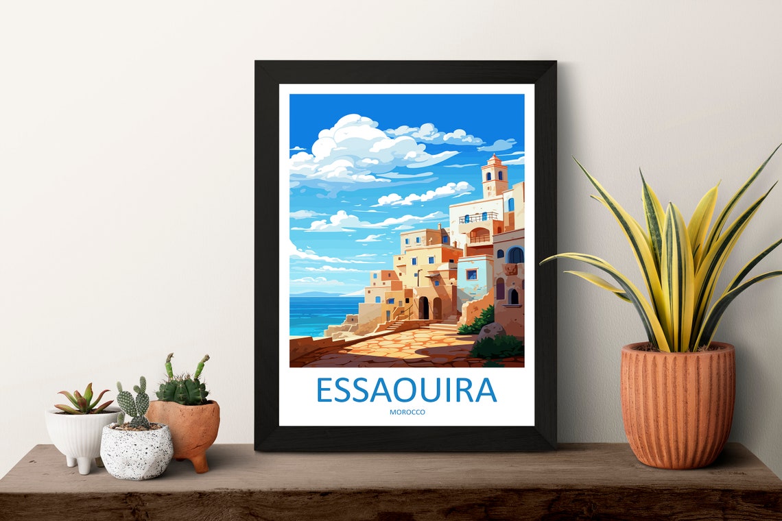 Essaouira Morocco Seaside Medina Architecture Exotic Travel Poster - Image 3
