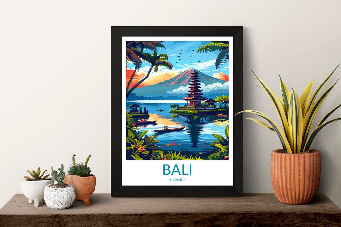 Bali Travel Poster, Indonesia Wall Decor - Image 3