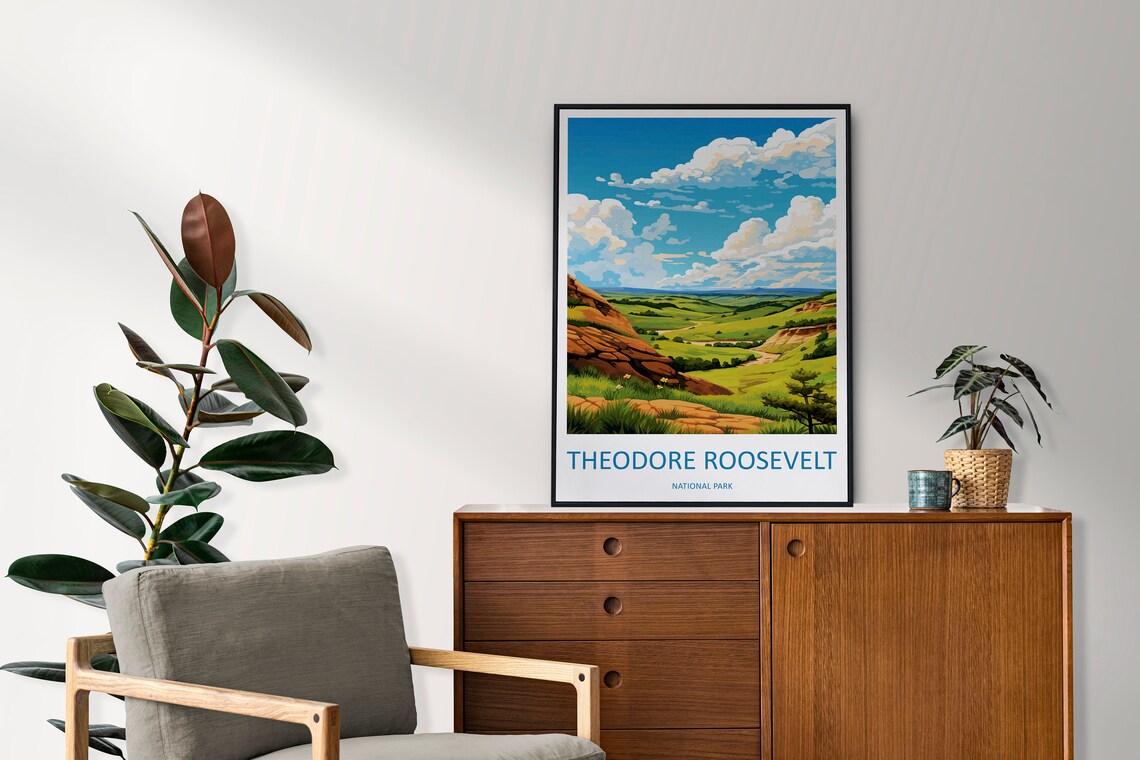 Theodore Roosevelt National Park Travel Poster - Image 2