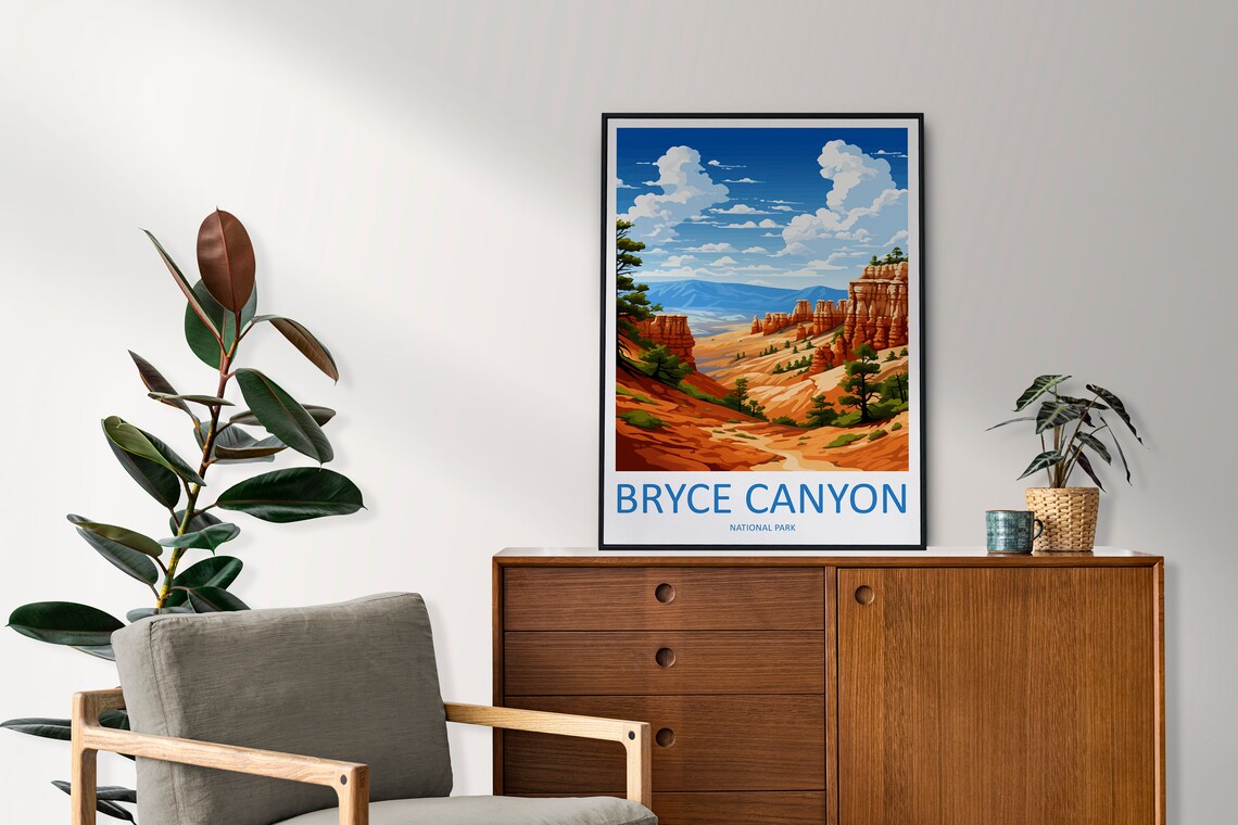 Bryce Canyon National Park Travel Poster, National Park - Image 2