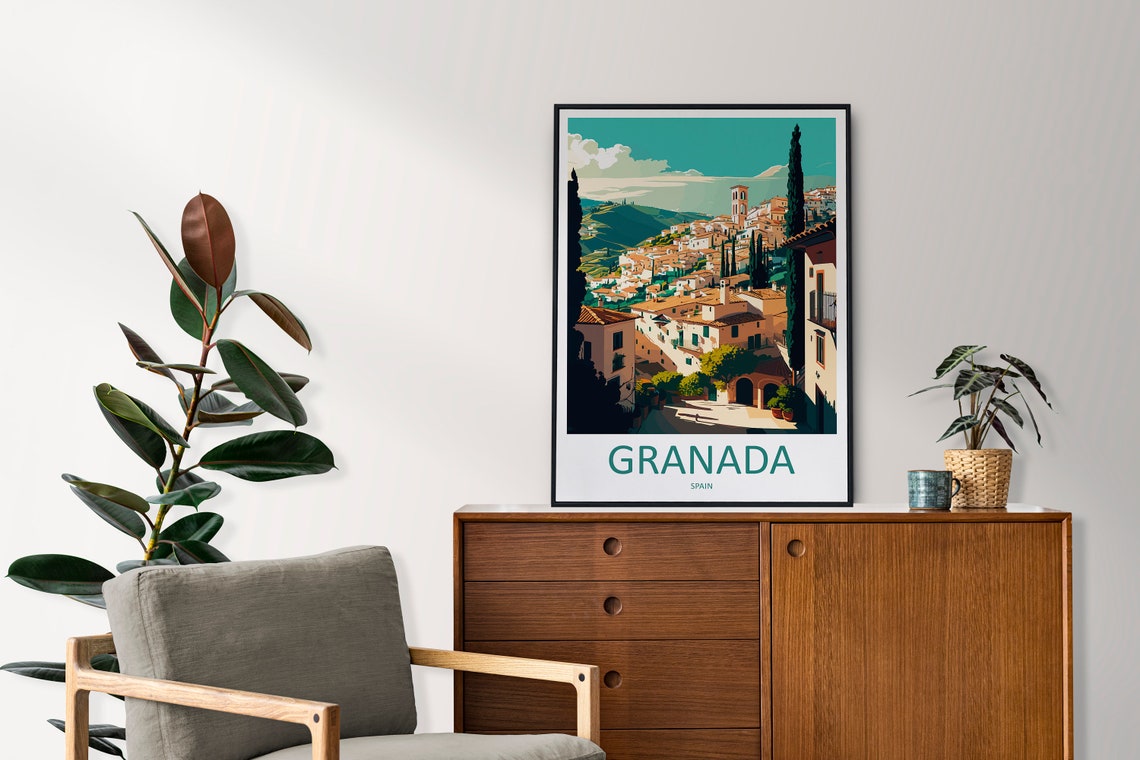 Granada Travel Poster, Spain Wall Decor - Image 2