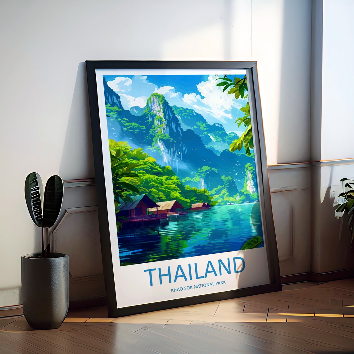 Khao Sok National Park Travel Poster, Thailand - Image 2