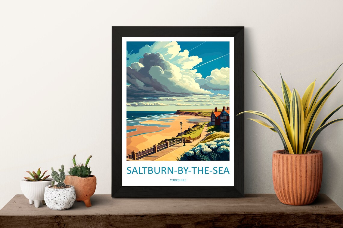 Saltburn By The Sea Travel Poster, England - Image 3