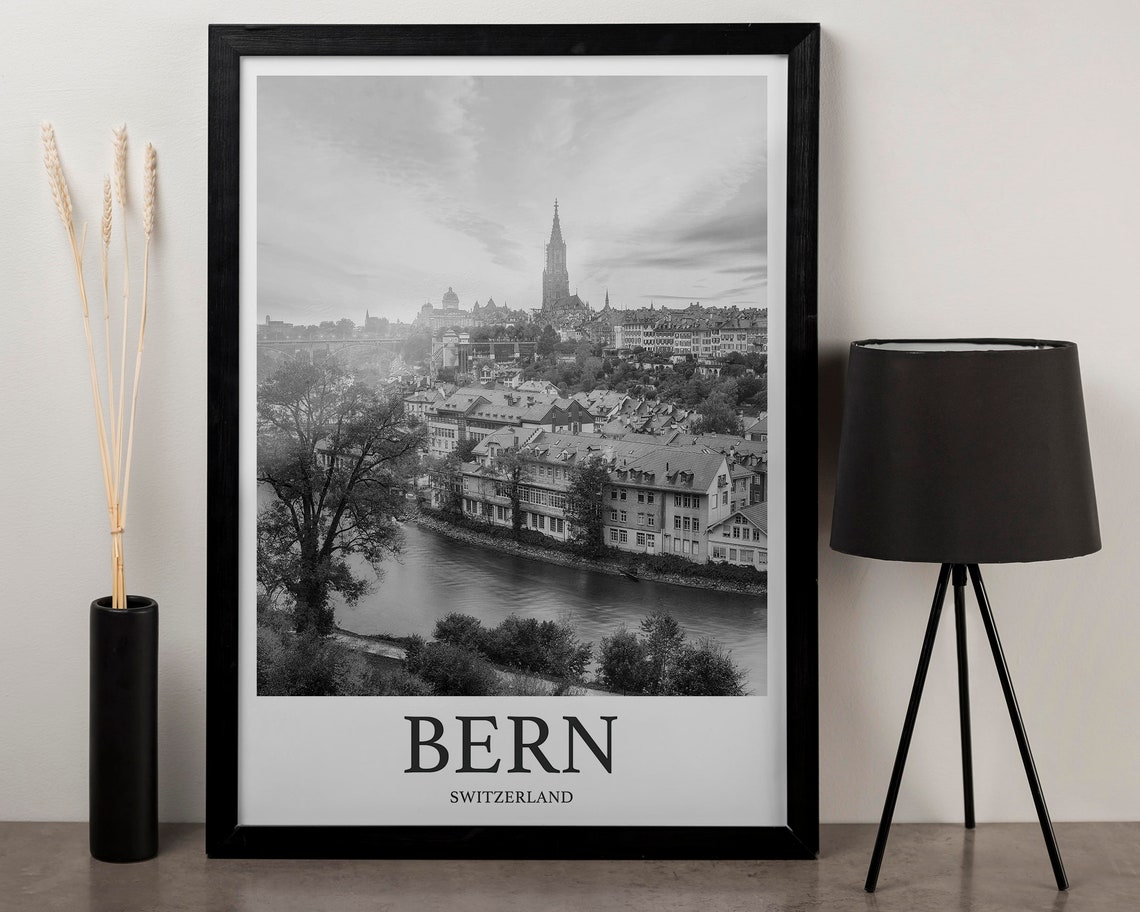 Bern Photo Print Of Bern Switzerland Travel Photo Hanging Decor Photo Travel Art Gift For Travel Artwork Wall Art Framed Photo Travel - Image 3