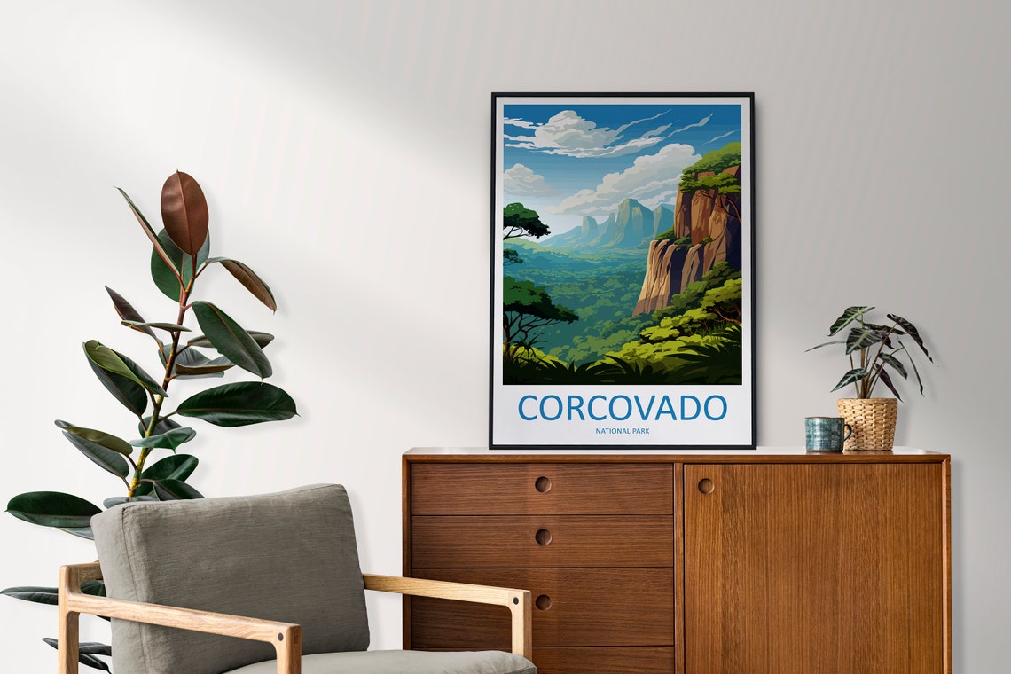Corcovado National Park Costa Rica Rainforest Cliff View Poster - Image 2