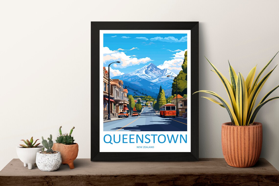 Queenstown Wall Hanging Home Decor Poster - Image 3