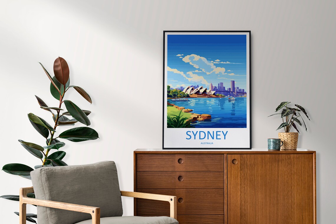 Sydney Opera House Travel Poster, Australia - Image 2