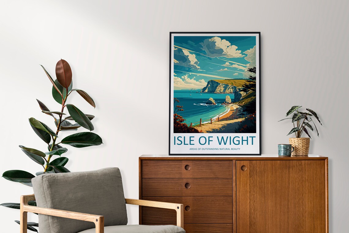 Isle Of Wight Travel Poster, Wall Art Print - Image 2