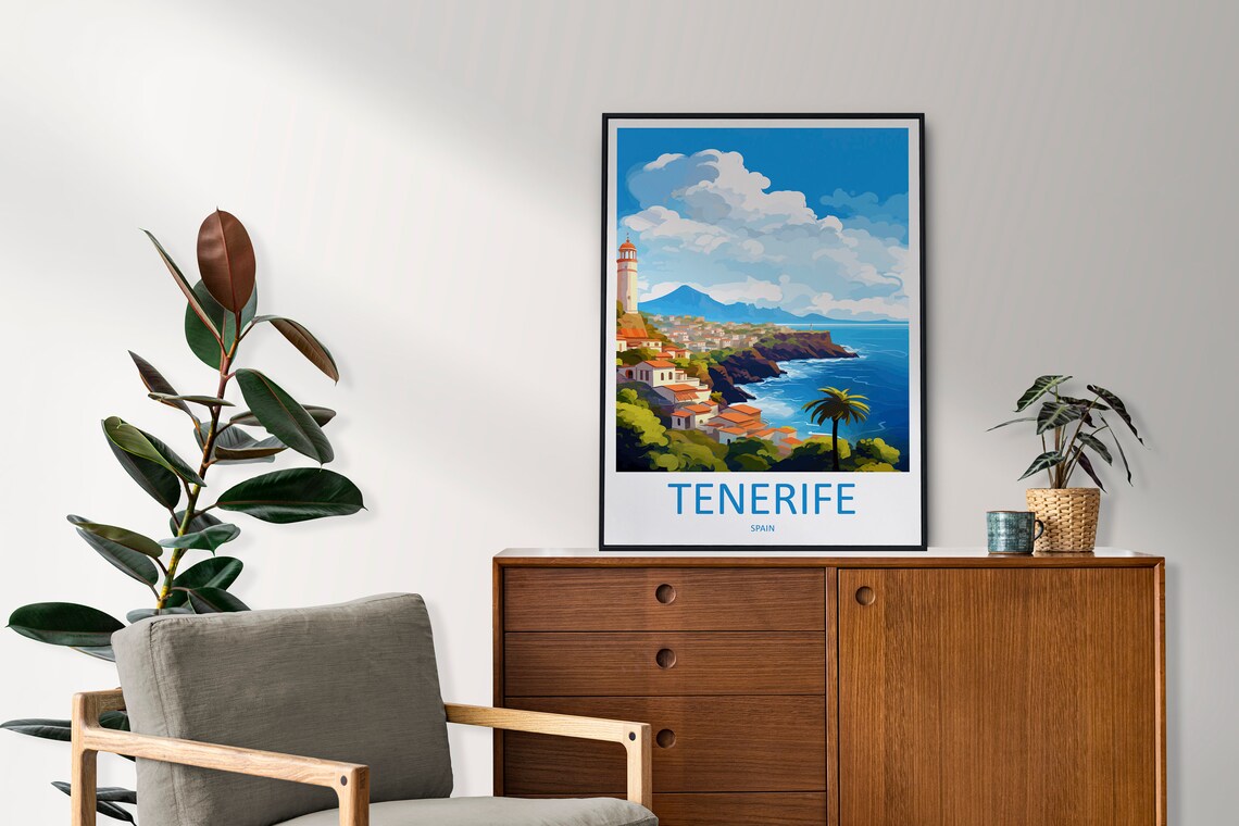 Tenerife Travel Poster, Spain Wall Art for Home - Image 2