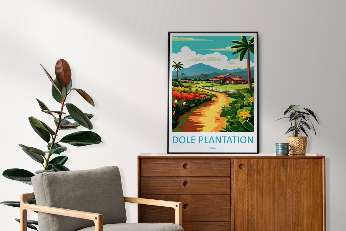 Dole Plantation Travel Poster, Hawaii Place Print - Image 2