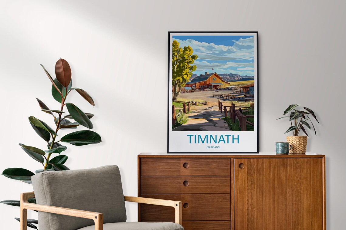 Timnath Colorado Travel Poster, Home Decor - Image 2