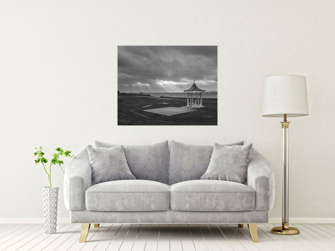 Southsea Bandstand Portsmouth Black And White Limited Edition Print Photography Fine Art Wall Art Exclusive Print Poster Photo - Image 2